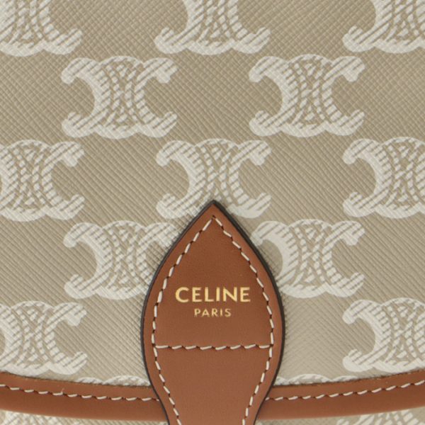 191502flb 4 CELINE Falco Medium TRIOMPHE Triomphe Calf Shoulder Bag