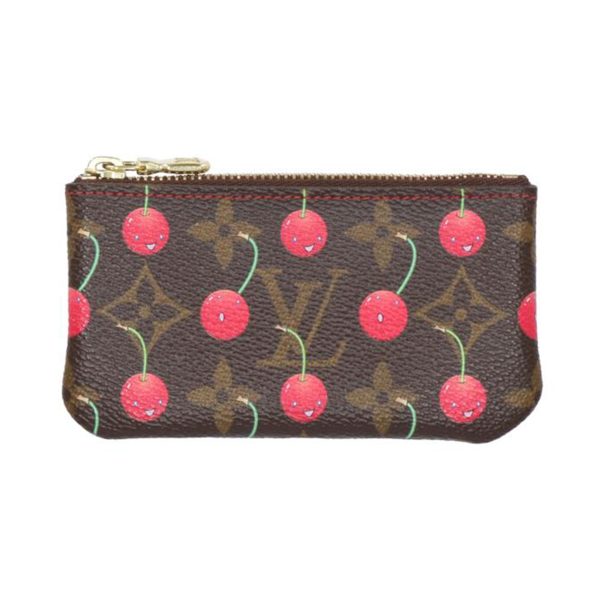 19170 1 Louis Vuitton Cle Monogram Coin Purse Brown