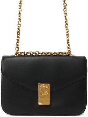 1924164160013 Gucci Black Patent Leather Mini Soho Chain Bag