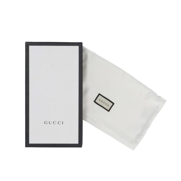 19286 5 Gucci GG Marmont Ghost Round Zipper Wallet