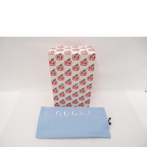 19293 6 GUCCI GG Supreme Apple Waist Bag Red