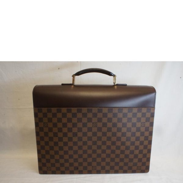 19299 2 LOUIS VUITTON Altona GM Briefcase Damier Ebene