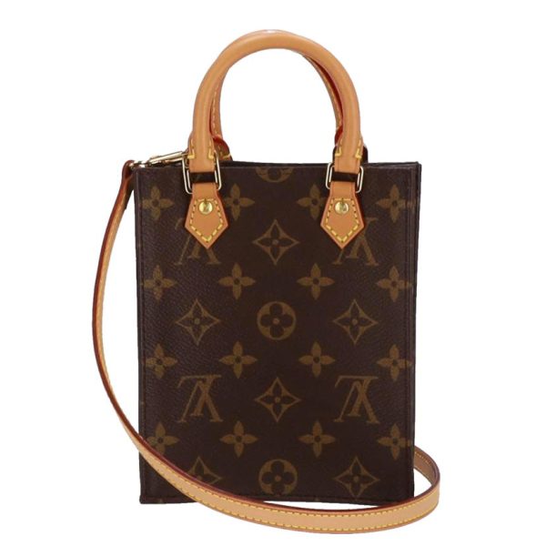 19309 1 Louis Vuitton Petite Sac Plat Bag Monogram