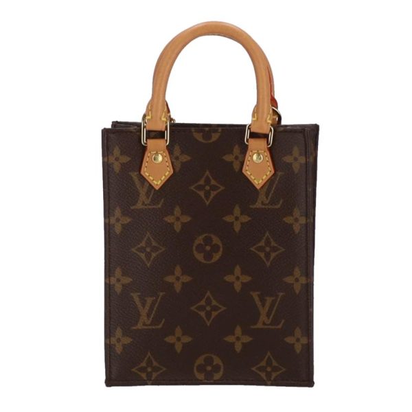 19309 2 Louis Vuitton Petite Sac Plat Bag Monogram