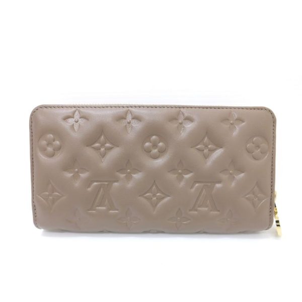 19323 2 Louis Vuitton Zippy Embossed Wallet Brown