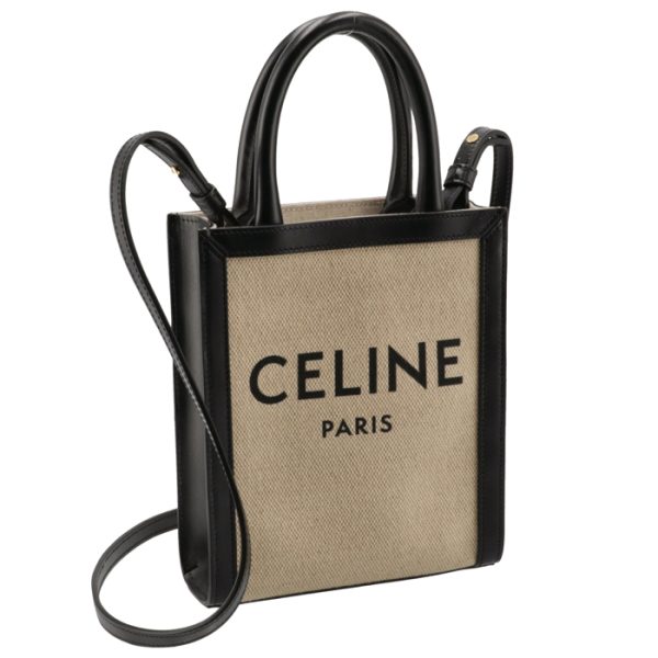 193302dl401vk CELINE Mini Vertical Hippo Shoulder Bag Black