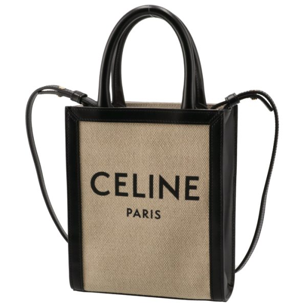 193302dl401vk 1 CELINE Mini Vertical Hippo Shoulder Bag Black