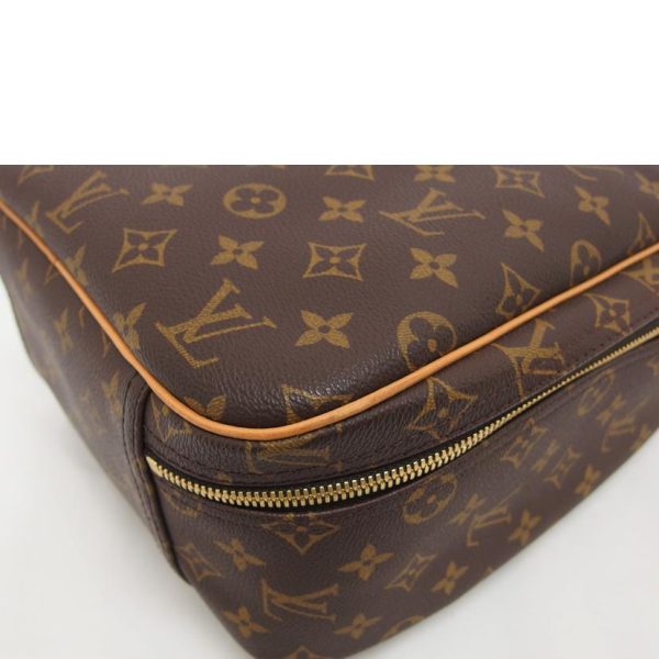 19337 8 Louis Vuitton Excursion Monogram Travel Bag Brown