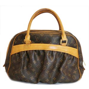 19350 1 Louis Vuitton Noe Monogram Shoulder Bag Brown