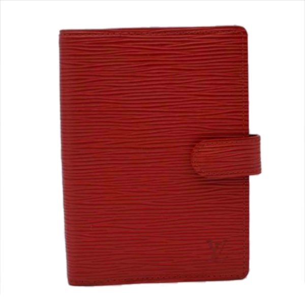 19384 1 Louis Vuitton Agenda PM Epi Planner Castilian Red