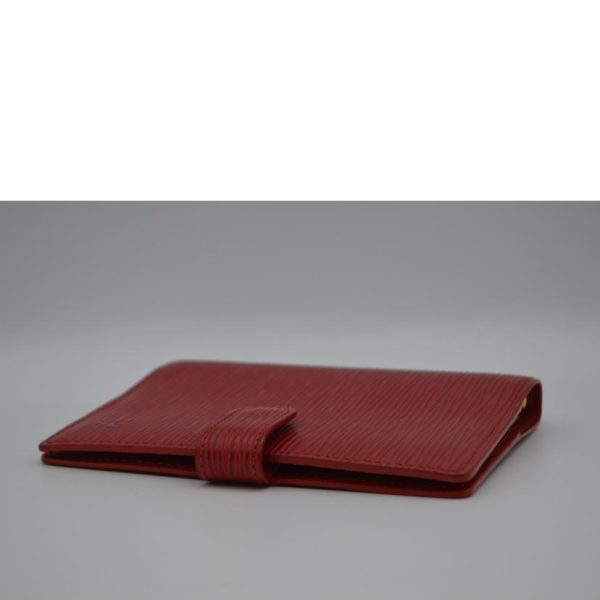 19384 3 Louis Vuitton Agenda PM Epi Planner Castilian Red