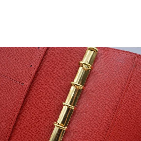 19384 6 Louis Vuitton Agenda Epi Planner Red