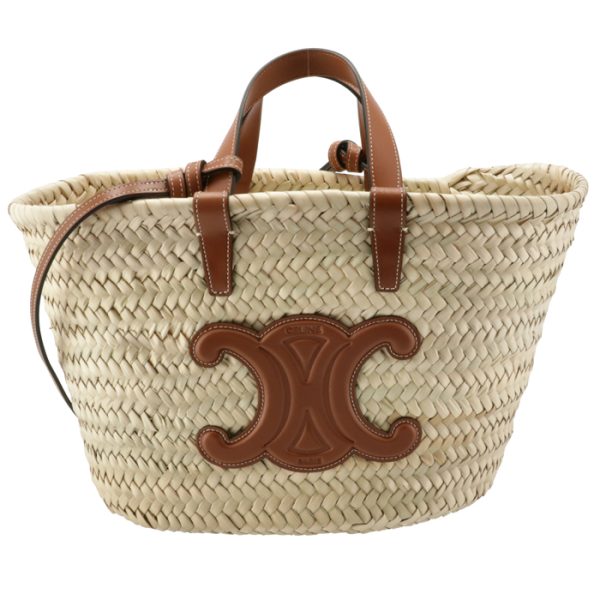 194002cgg04lu Celine Mini Tote Bag Teen Triomphe Pannier Basket Brown