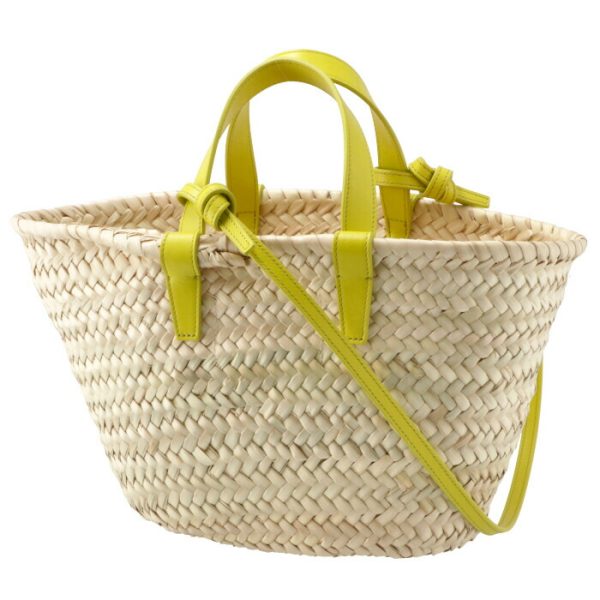 194002cgg11an 2 Celine Mini Tote Bag Teen Triomphe Pannier Basket Yellow