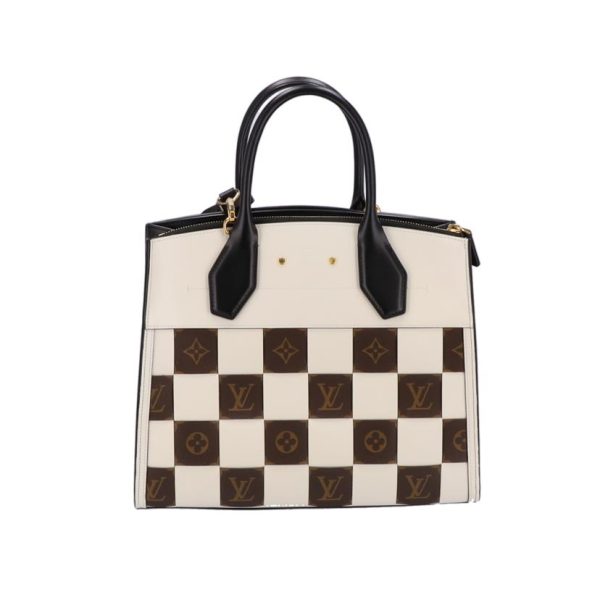 19418 2 Louis Vuitton City Steamer MM Tote Bag