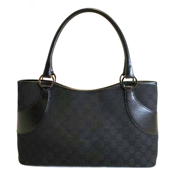 19453 1 Gucci GG Canvas Handbag Black