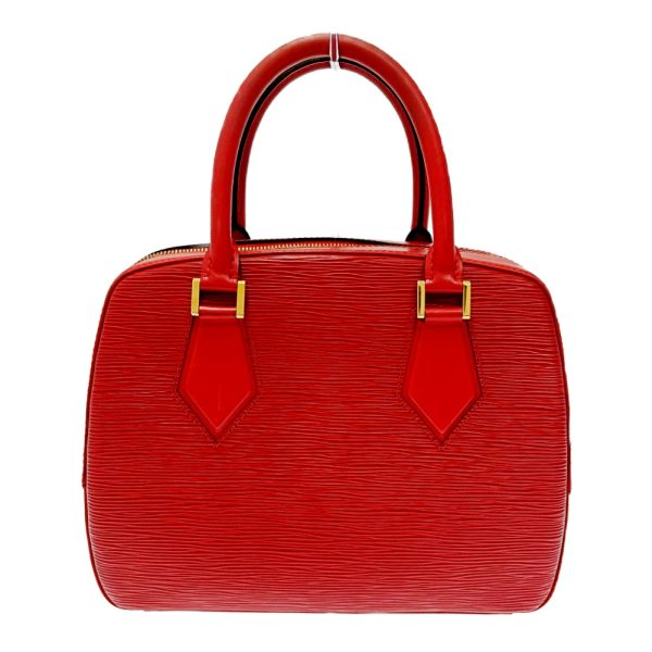 194609 4 Louis Vuitton Epi Sablon Handbag Castilian Red