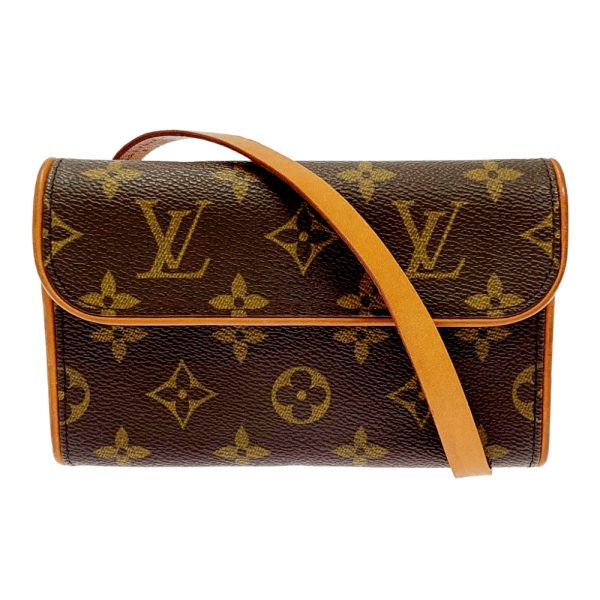 194629 1 Louis Vuitton Monogram Pochette Florentine Waist Bag Brown