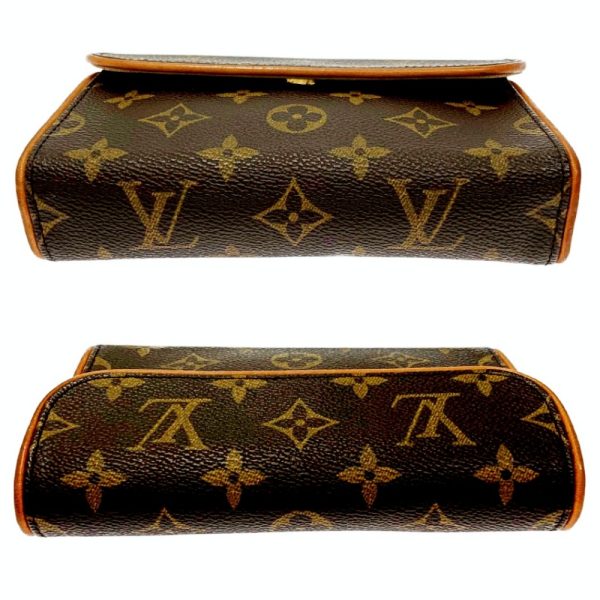 194629 5 Louis Vuitton Monogram Pochette Florentine Waist Bag Brown