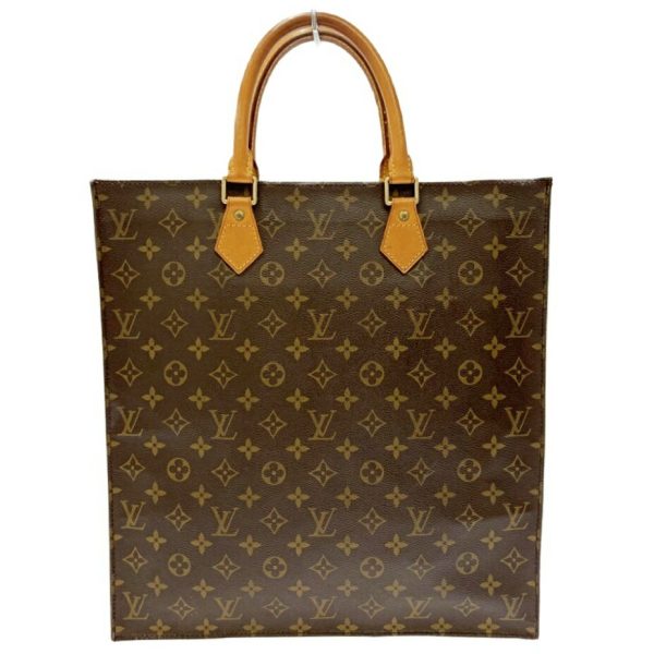 194713 14 Louis Vuitton Monogram Sac Pla Tote Bag Brown