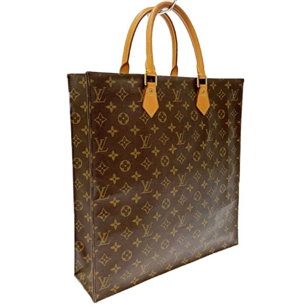 194713 16 Louis Vuitton Monogram Sac Pla Tote Bag Brown