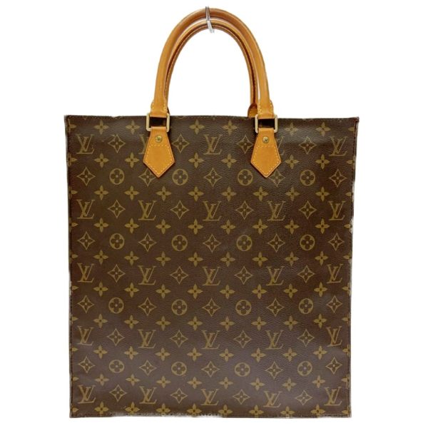 194713 17 Louis Vuitton Monogram Sac Pla Tote Bag Brown