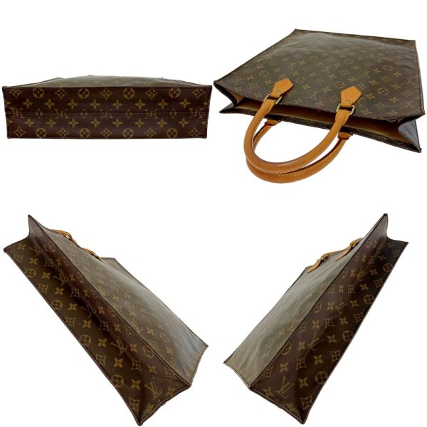 194713 5 Louis Vuitton Monogram Sac Pla Tote Bag Brown