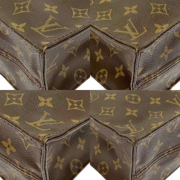 194713 6 Louis Vuitton Monogram Sac Pla Tote Bag Brown