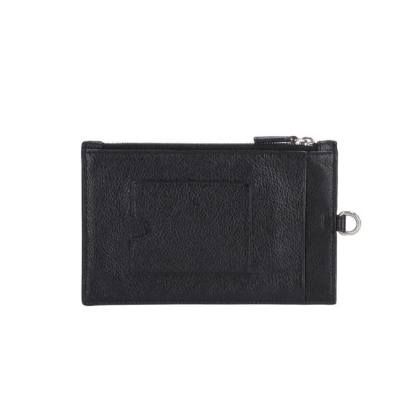 19483 2 Balenciaga Phone Holder Card Case Black