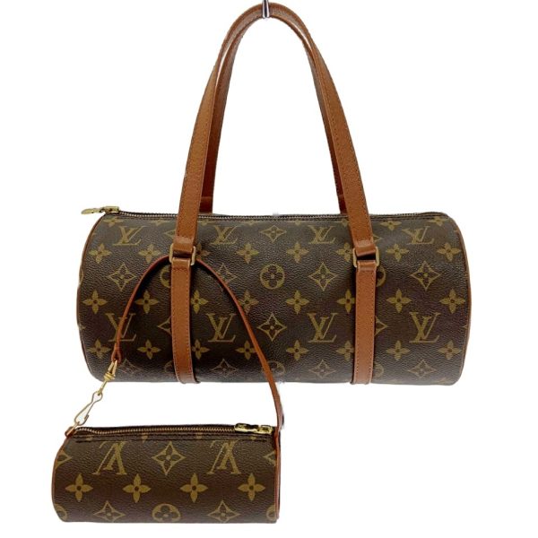 194968 12 Louis Vuitton Monogram Papillon 30 Handbag Brown