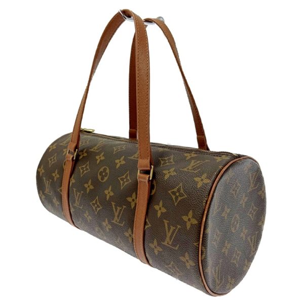 194968 13 Louis Vuitton Monogram Papillon 30 Handbag Brown