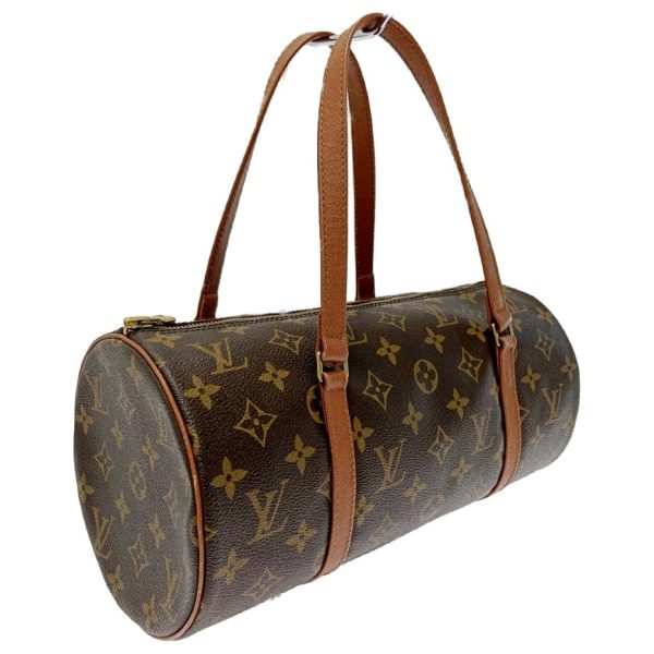 194968 14 Louis Vuitton Monogram Papillon 30 Handbag Brown