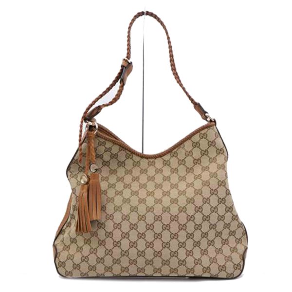 19501 1 Gucci GG Canvas Marrakech One Shoulder Bag