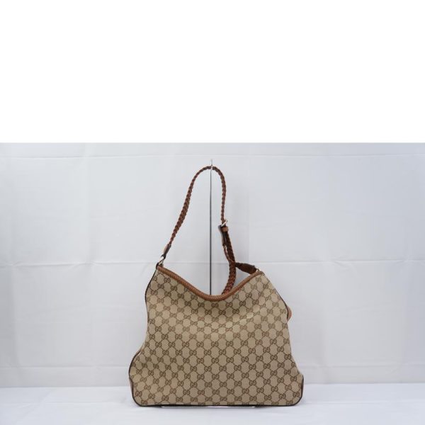 19501 2 Gucci GG Canvas Marrakech One Shoulder Bag