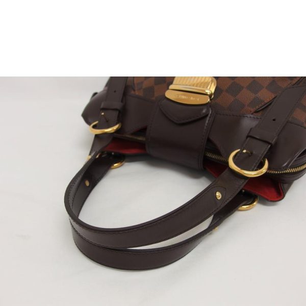 19504 4 Louis Vuitton Sistine PM Damier Shoulder Bag Brown