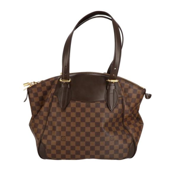 19514 2 Louis Vuitton Verona GM Damier Ebene Bag Brown