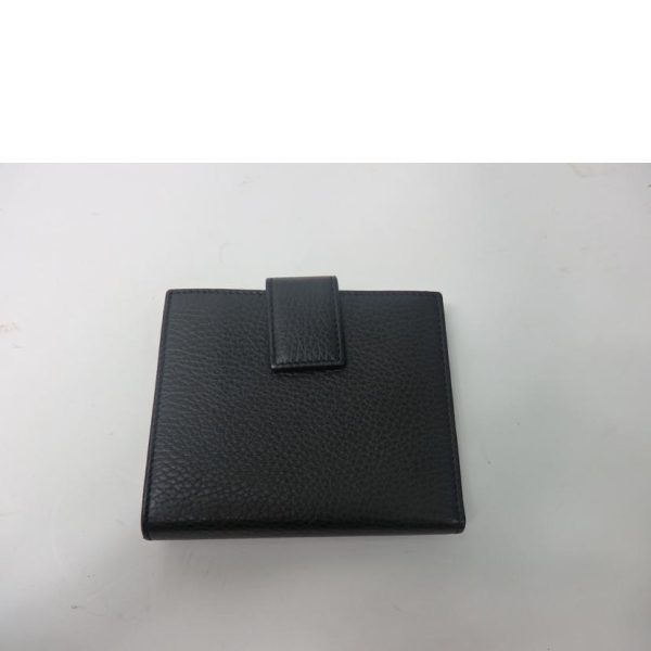 19527 2 Gucci GG Marmont W Hook Wallet Black