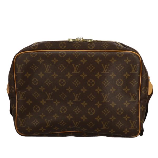 19538 2 Louis Vuitton Reporter GM Monogram Bag Brown