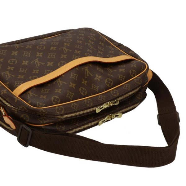 19538 4 Louis Vuitton Reporter GM Monogram Bag Brown