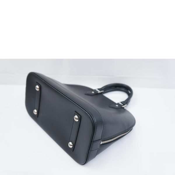 19594 4 Louis Vuitton Alma Epi Handbag Noir Black