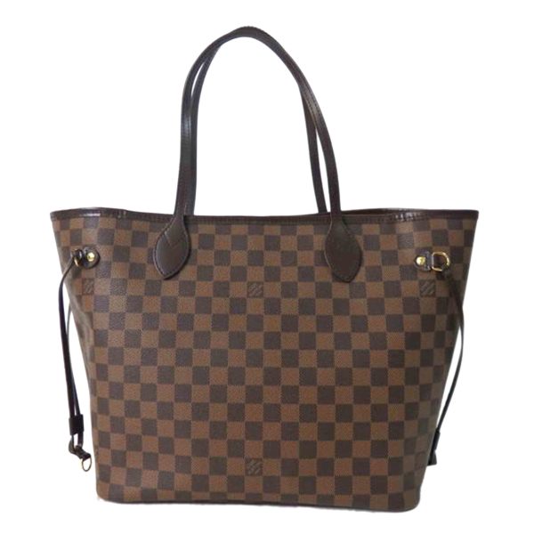 19606 1 Louis Vuitton Neverfull MM Damier Handbag Rose Ballerine