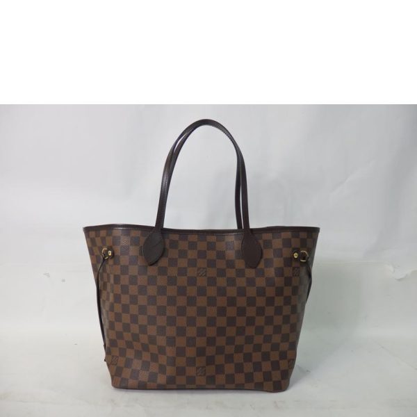 19606 2 Louis Vuitton Neverfull MM Damier Handbag Rose Ballerine