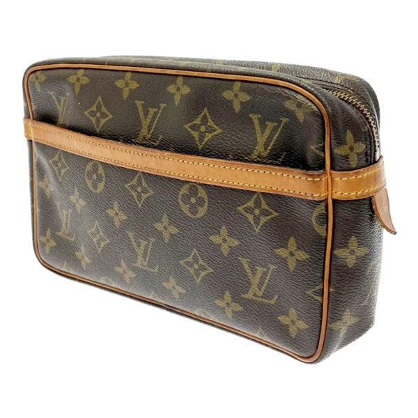 196947 3 Louis Vuitton Monogram Compiegne 23 Shoulder Bag Brown