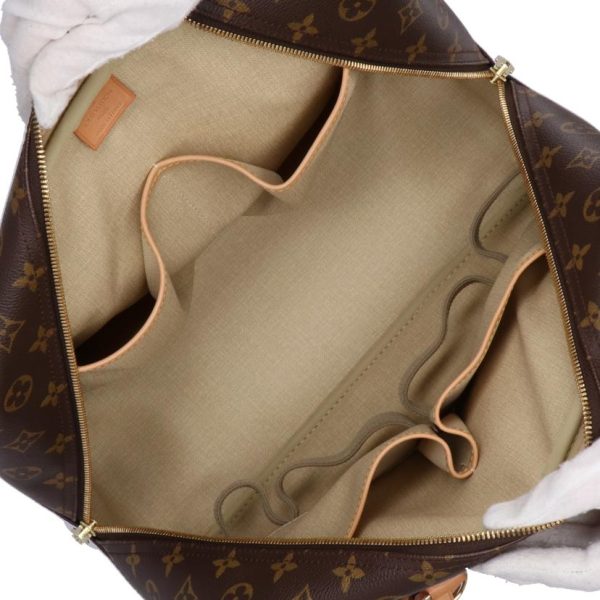 19699 5 Louis Vuitton Bowling Vanity Old Deauville Monogram Bag Brown