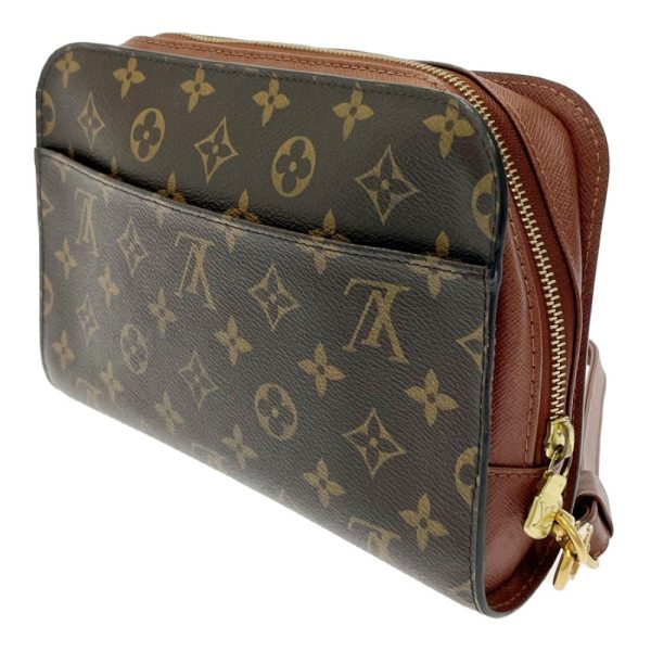 197085 3 Louis Vuitton Monogram Orsay Shoulder Bag Brown