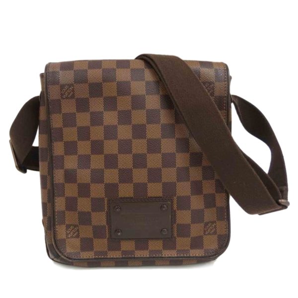 19709 1 Louis Vuitton Brooklyn Damier Bag Brown