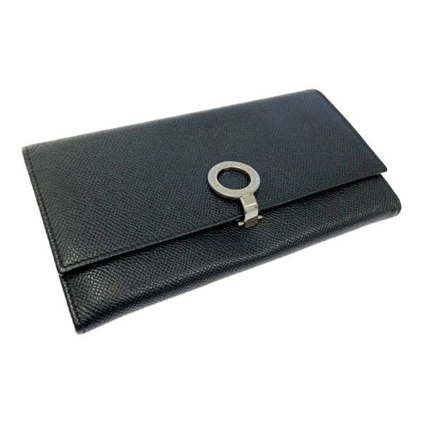 197138 3 Bvlgari Leather Bvlgari Bvlgari Long Wallet Black