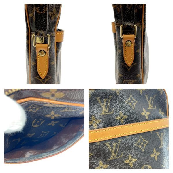 197150 9 Louis Vuitton Monogram Danube Shoulder Bag Brown