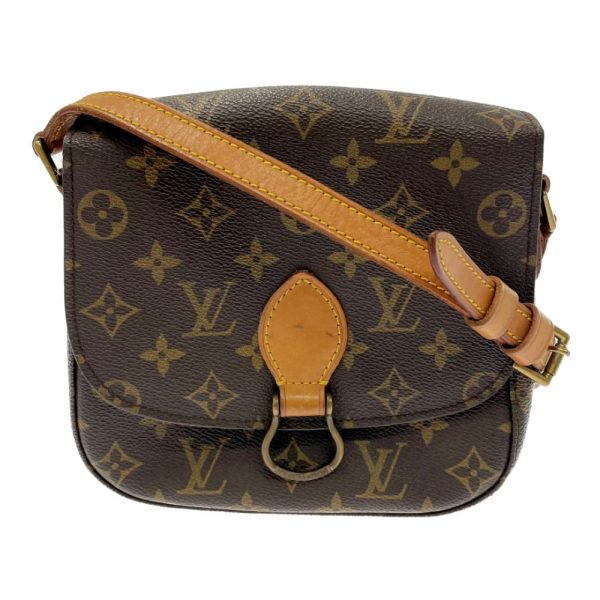 197190 1 Louis Vuitton Monogram Saint Cloud MM Shoulder Bag Brown