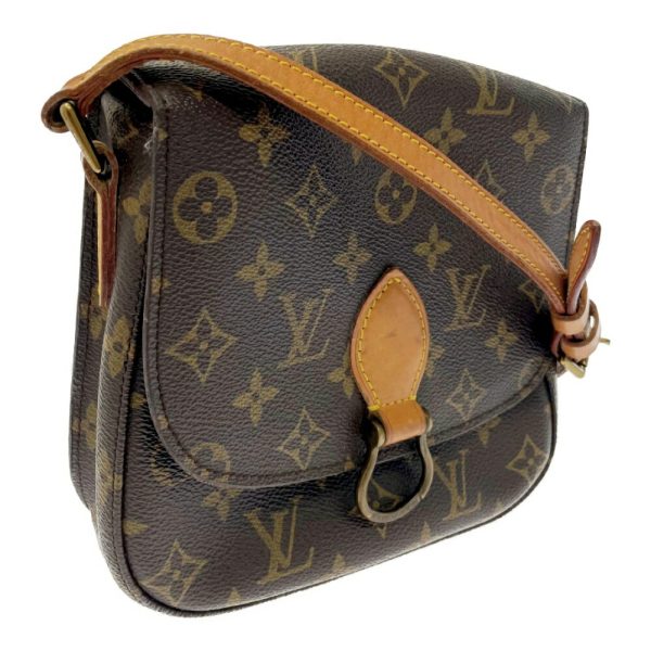 197190 2 Louis Vuitton Monogram Saint Cloud MM Shoulder Bag Brown